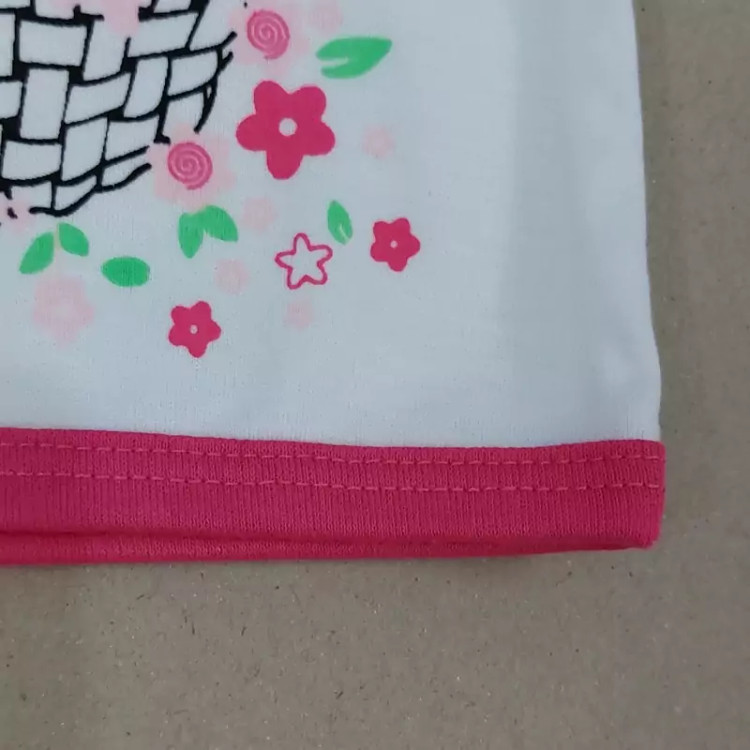 رکابی دخترانه نوزادی خرسی