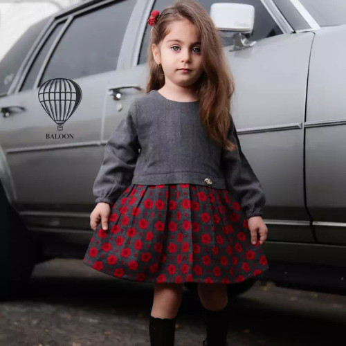 پیراهن ژاکارد سارافون دخترانه