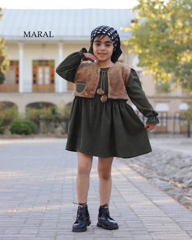 پیراهن و وست ، سارافون دخترونه دوتیکه دلبر